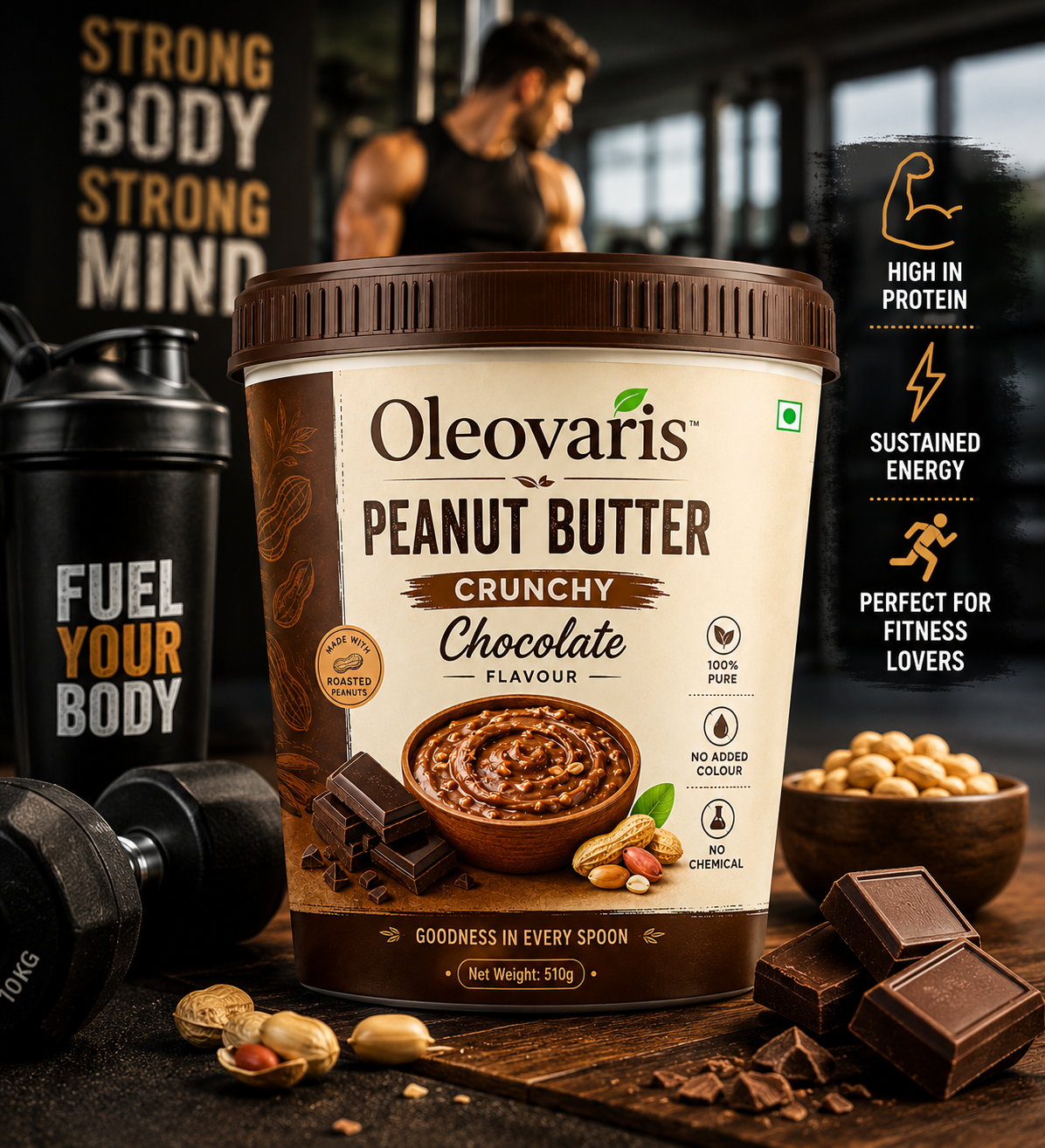 Peanut Butter Crunchy Chocolate
