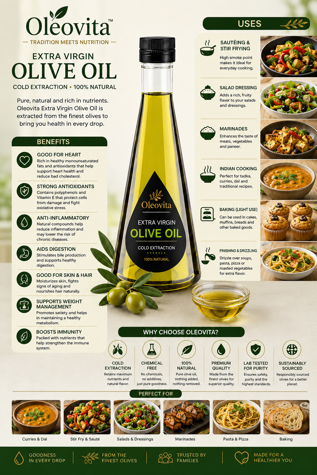 Olive Oil - Cold pressed | Extra Virgin
