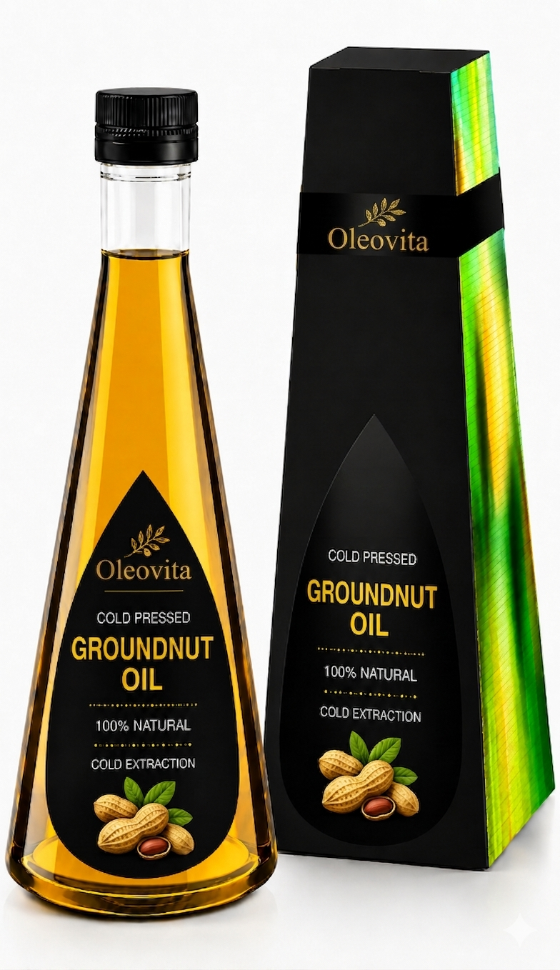 Groundnut Oil- Cold pressed Virgin Oil