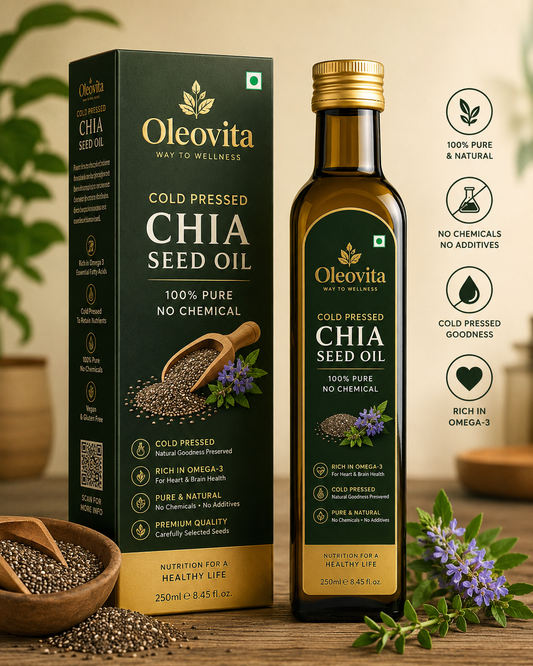 Chia Seeds Oil- Cold pressed Virgin oil