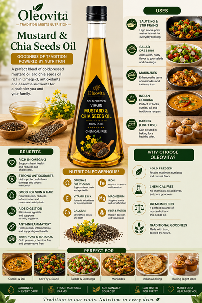 Mustard & Chia seeds Oil